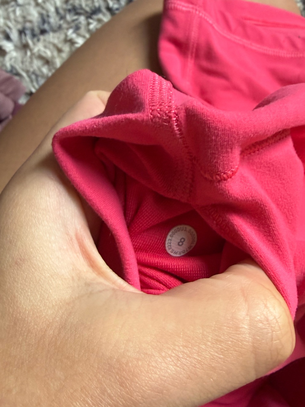 Need gone tonight! Lipgloss pink lululemon align set size 8 - Picture 3 of 4